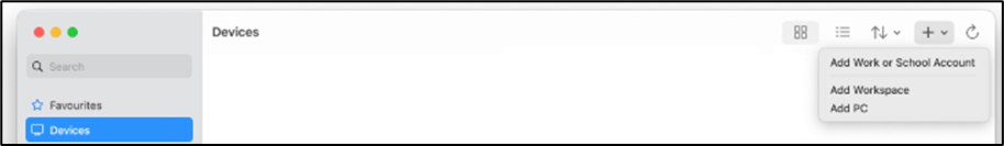 Creating a new Connectoin inside the Windows App