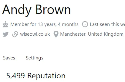 STackOverflow repuation