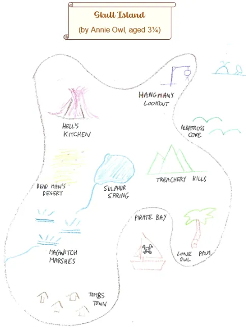 Treasure Island map