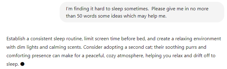 Sleep tips 