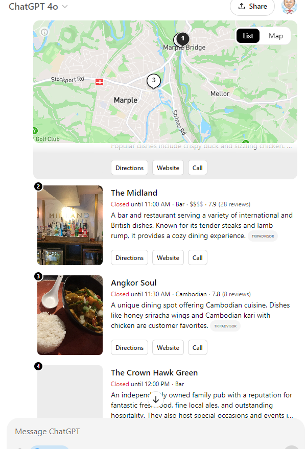 Best restaurant in Marple