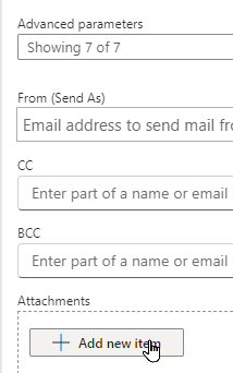Adding an attachment
