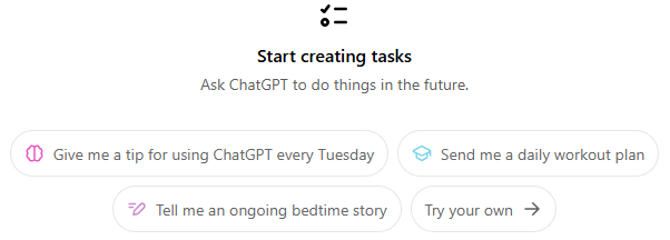 Tasks example