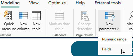 Create a field parameter