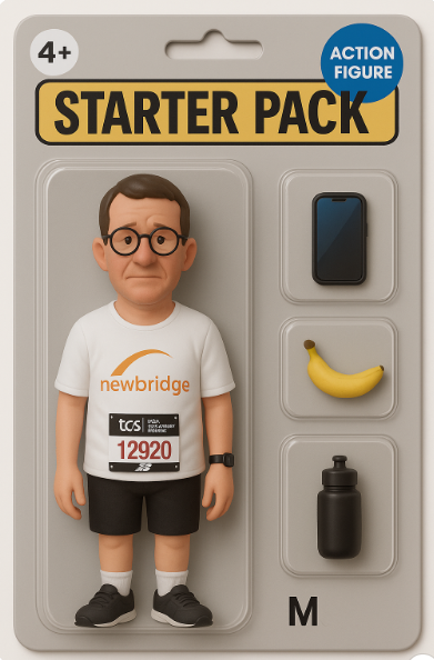 Starter pack of marathon runner