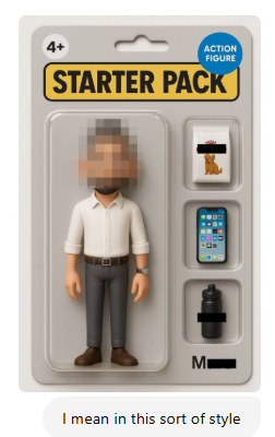 Style of starter pack required