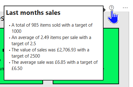 Image of a visual header tooltip being used