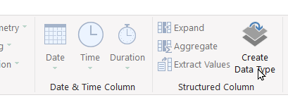 Create data type icon