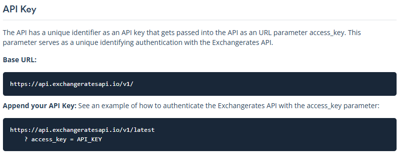 Look at the API documentation