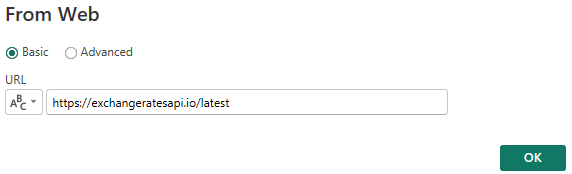 Connecting from Power BI to API