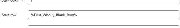 Image showing a variable being used for a value within an action