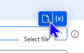 An image showing the icon used to navigate to a file