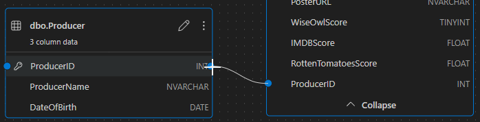 Creating realtionship by clicking and dragging in Visual Studio Code Creating realtionship by clicking and dragging in Visual Studio Code