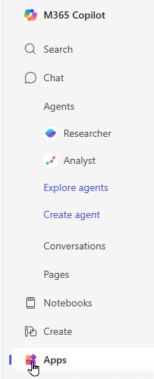 Click on Apps