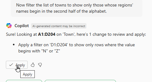 Requesting a filter Requesting a filter