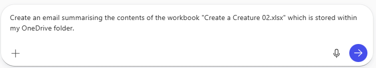 Requesting a summaryof a workbook Requesting a summaryof a workbook