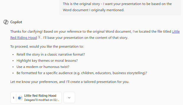 Trying again with original story