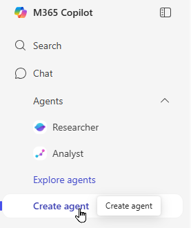 Creating an agent