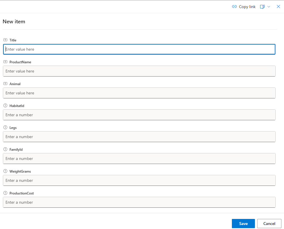 Adding a single row into a list