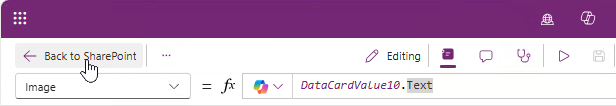 Submitting the changes to SharePoint