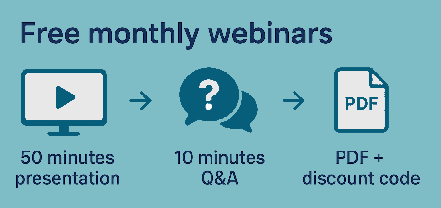 Summary of webinar contents Summary of webinar contents