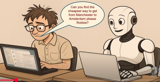 Asking a question to agent mode