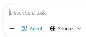 Agent showing in prompt mode