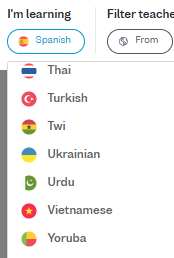 Choosing a language
