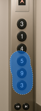 Selecting the buttons