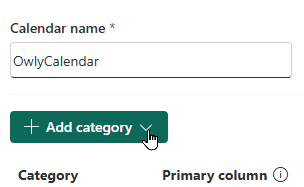 Adding category fields