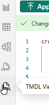 Switching to TMDL view
