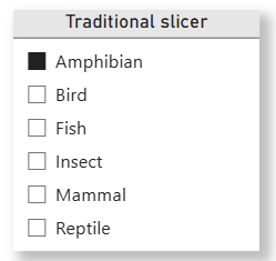 A traiditonal slicer