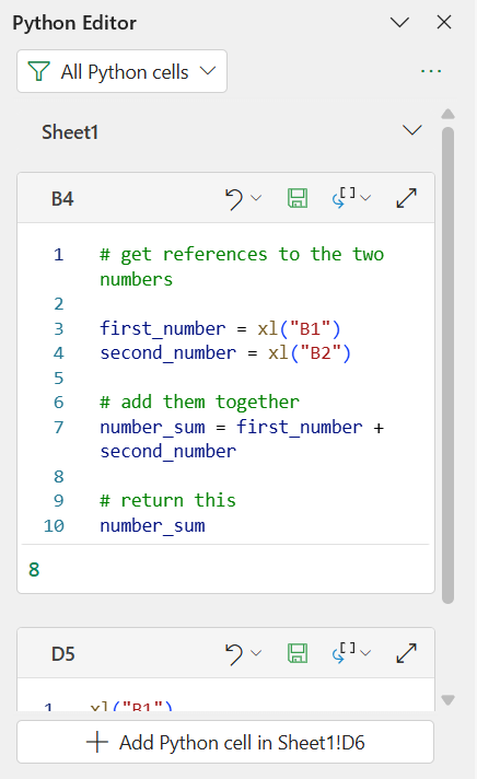 Python code editor Python code editor