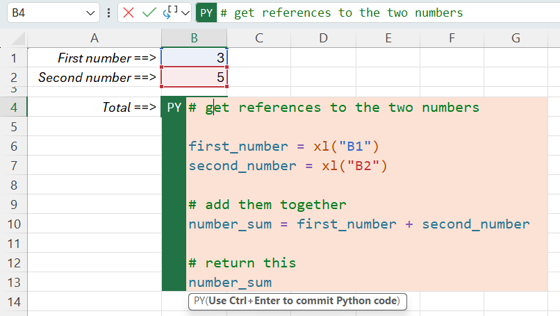 Editing a standard formula Editing a standard formula
