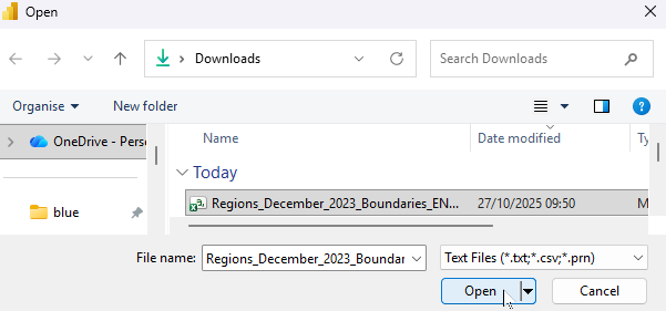 Importing csv file into Power BI Importing csv file into Power BI