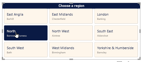 A button slicer example