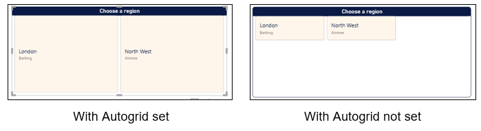 The two autogrid options