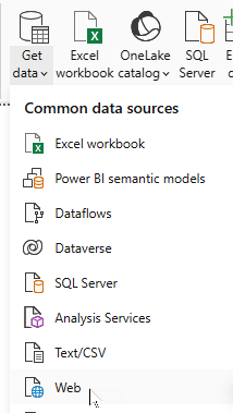 Paste the link into the Web connector Paste the link into the Web connector