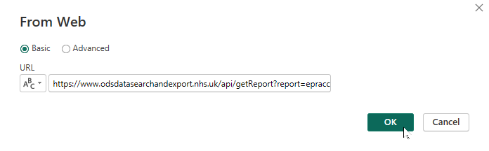 Fill in the URL of the file selected Fill in the URL of the file selected