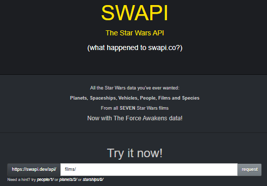 Star Wars API
