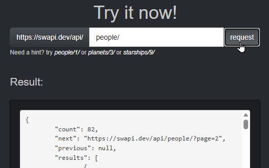Getting a list of people