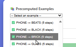 Choosing which words to connect Choosing which words to connect