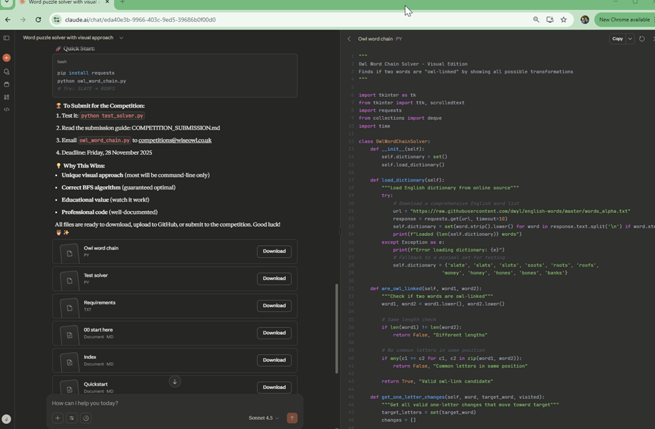 The first solution using TKinter The first solution using TKinter
