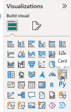 The new visuals pane The new visuals pane