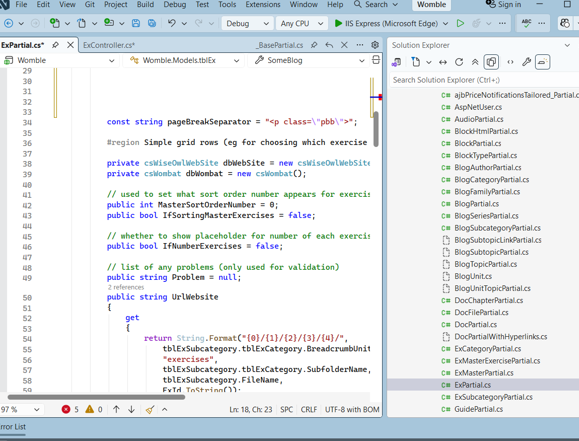 Visual Studio 2026 sample screen