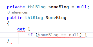 Intellisense on a property