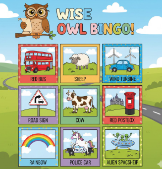 Gemini - travel bingo card