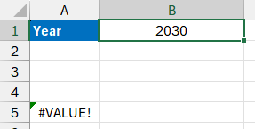 An error in the IMPORTCSV funciton in an Excel worksheet