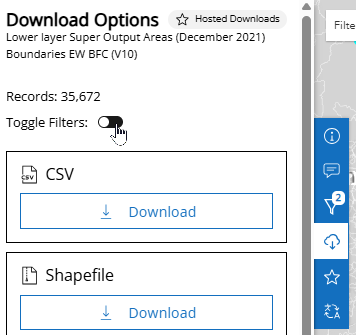 Make sure to toggle the apply filters button Make sure to toggle the apply filters button