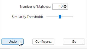 Removing the output from the Fuzzy Lookup add-in tool in Excel 